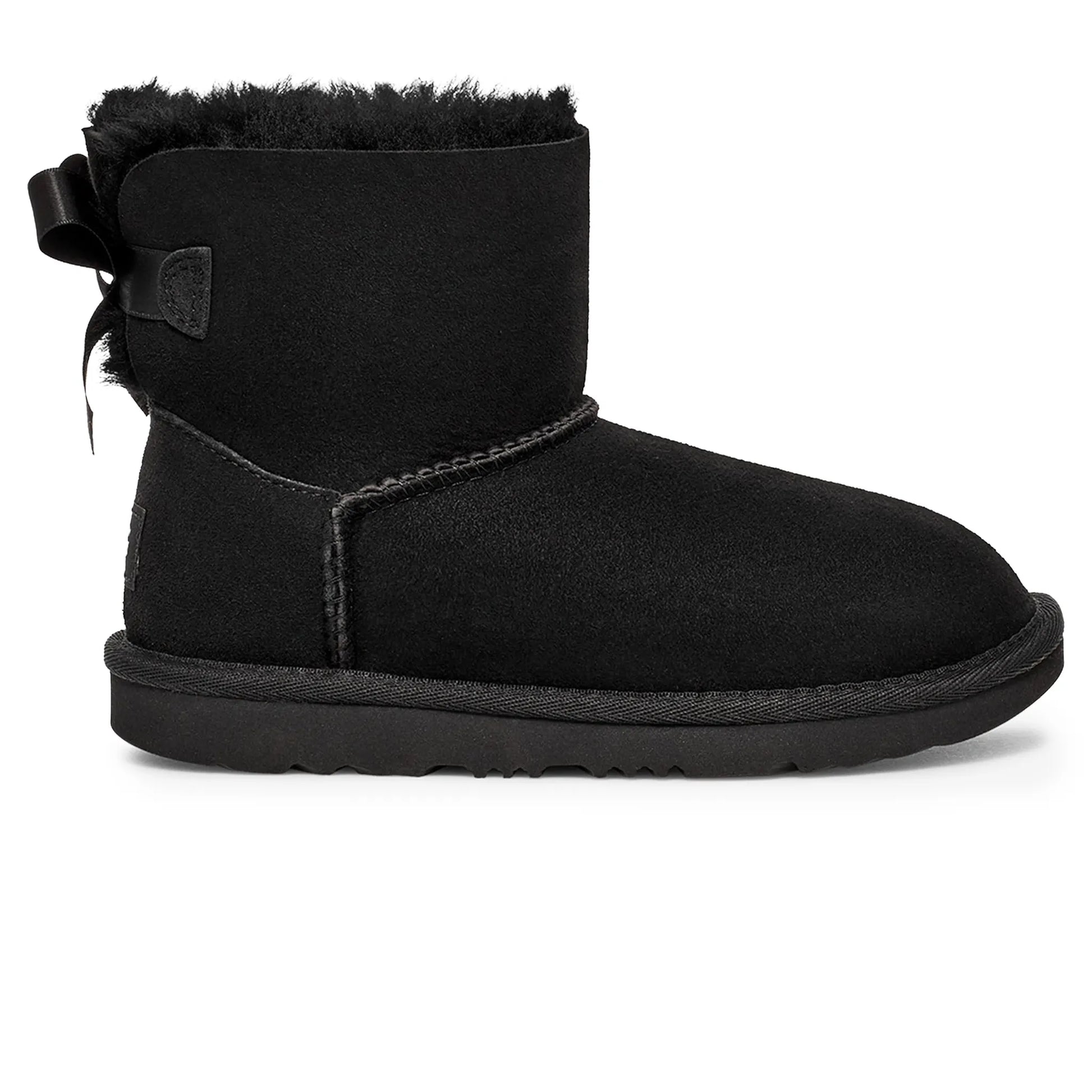 UGG Mini Bailey Bow II Girls Black Boots