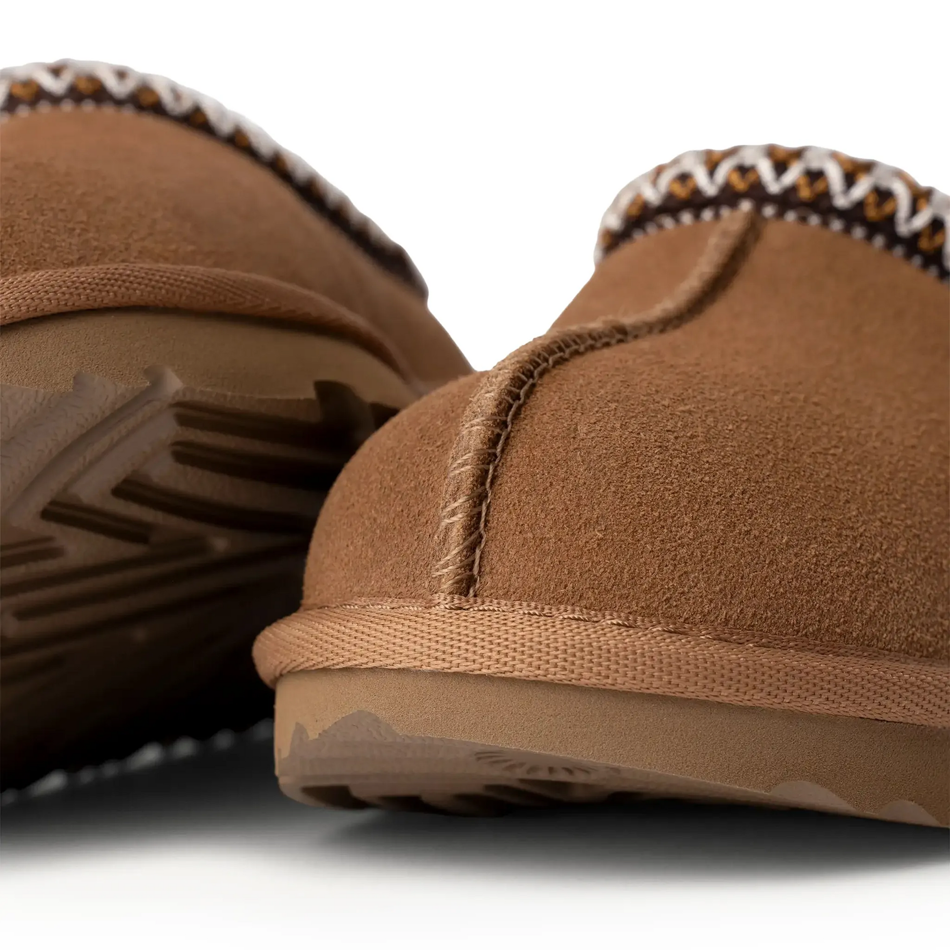 UGG Tasman II Kids Suede Chestnut Slippers