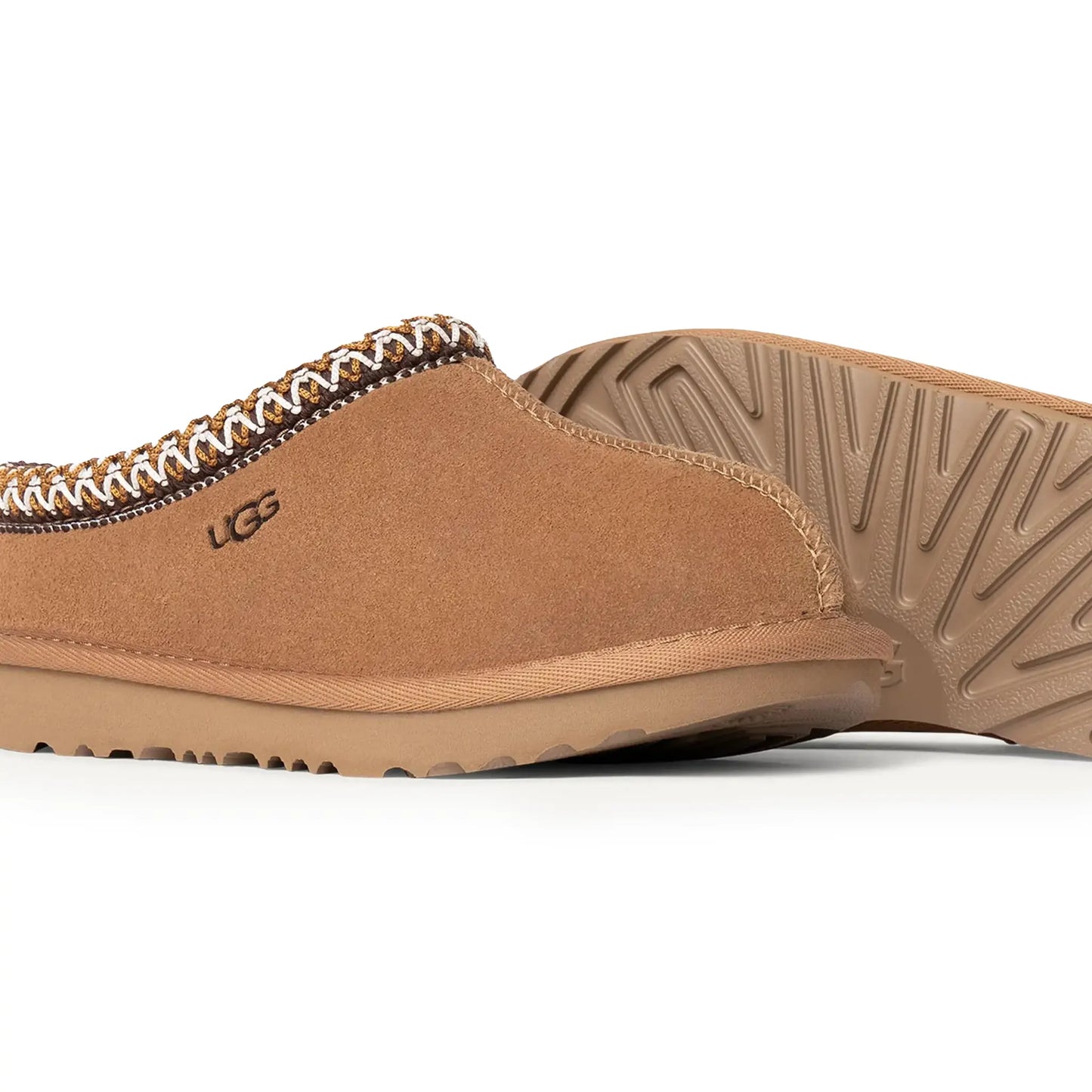 UGG Tasman II Kids Suede Chestnut Slippers