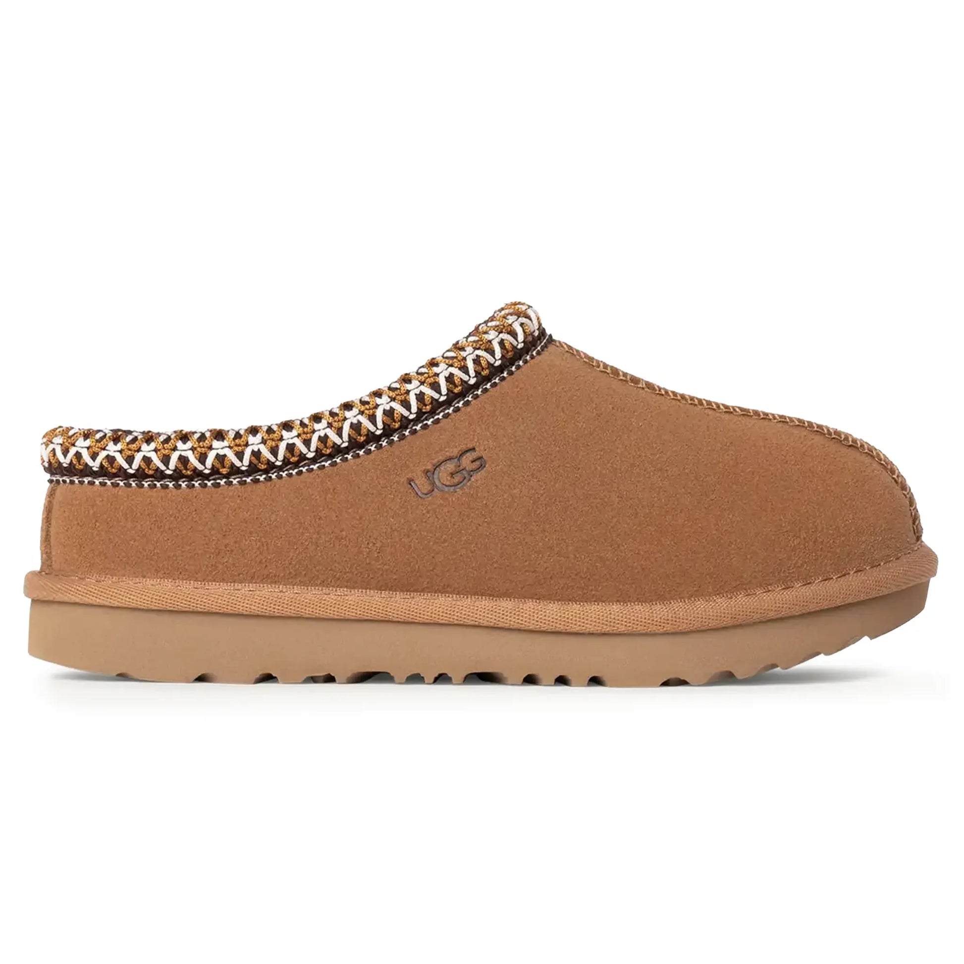 UGG Tasman II Kids Suede Chestnut Slippers