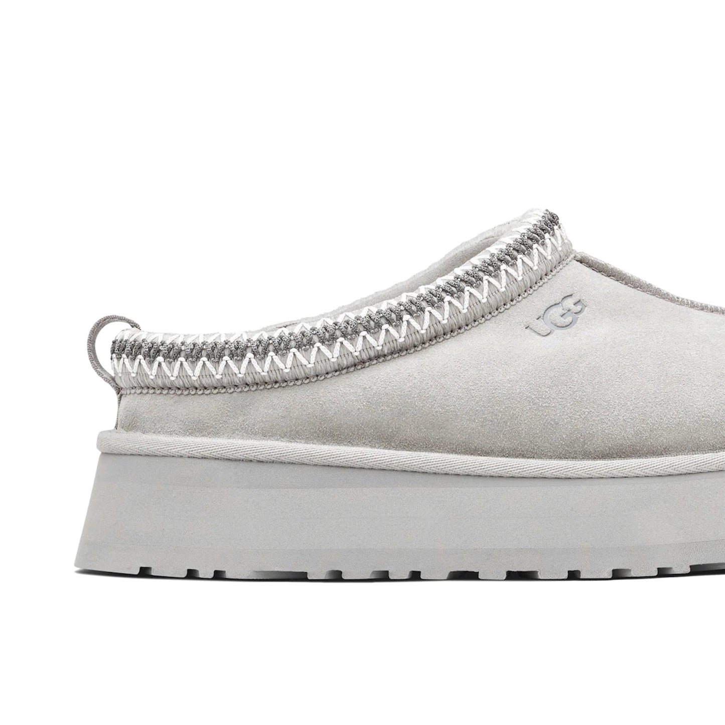 UGG Tazz Platform Seal Grey Slippers (W)
