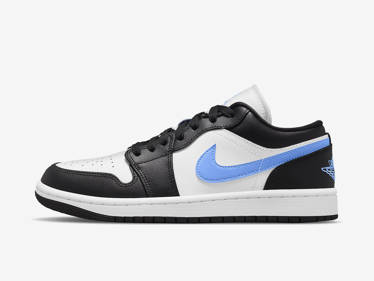 Air Jordan 1 Low Black University Blue White (W)