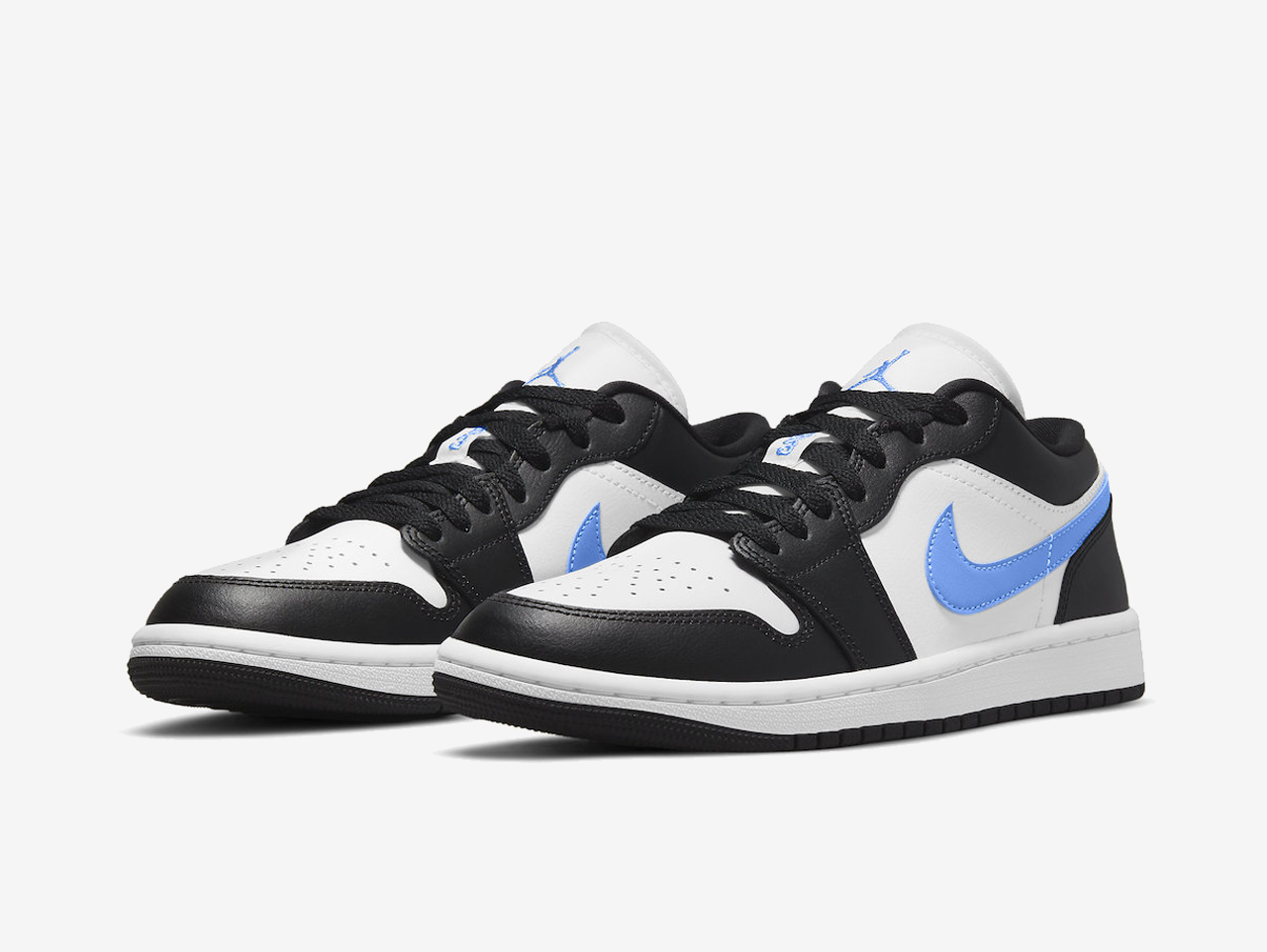 Air Jordan 1 Low Black University Blue White (W)