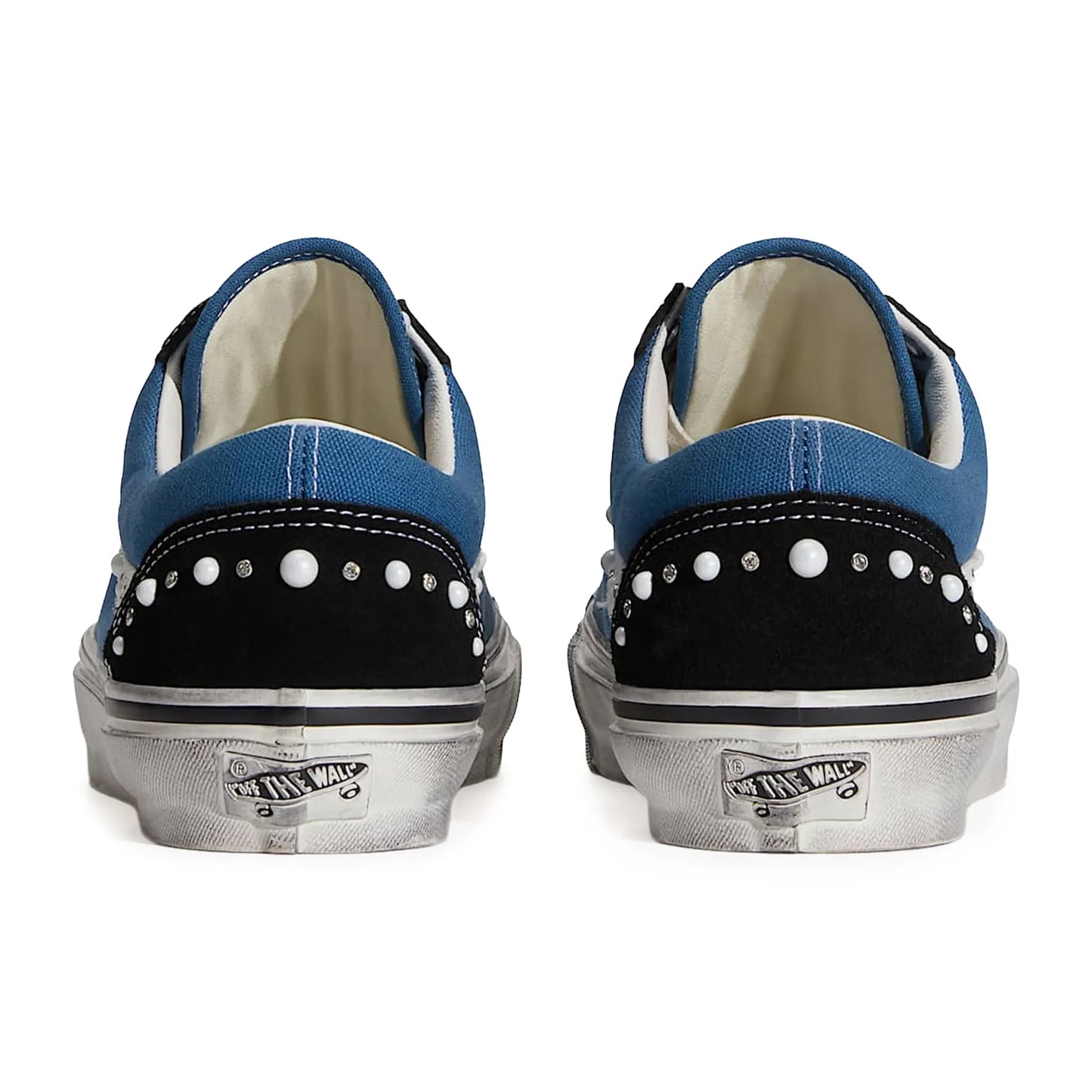 Vans Pearlised Navy Black Old Skool 36LX