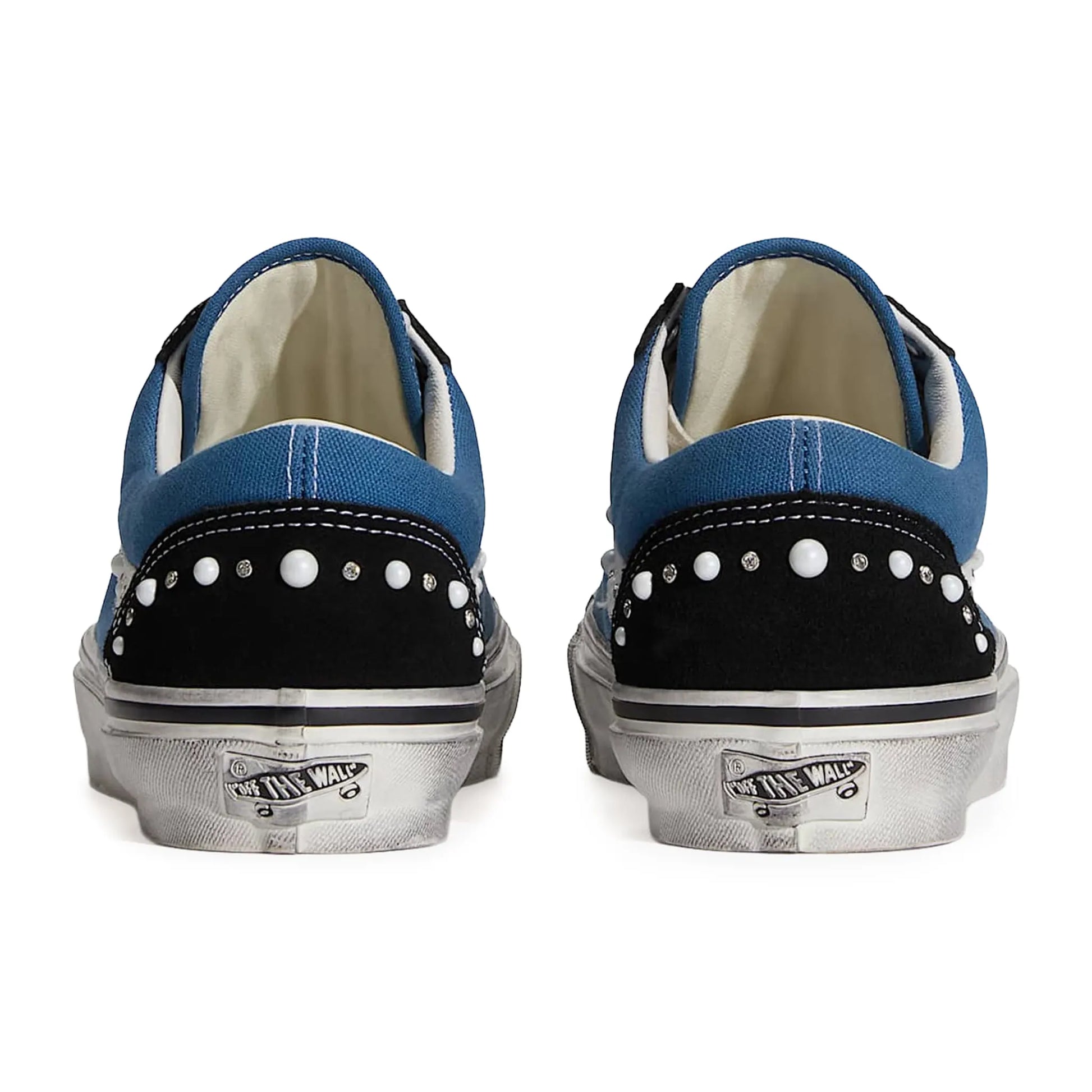 Vans Pearlised Navy Black Old Skool 36LX