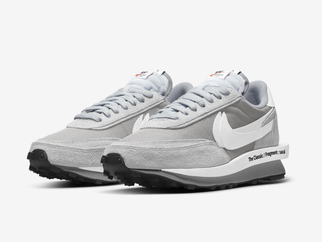 Fragment x Sacai x Nike LD Waffle Grey White