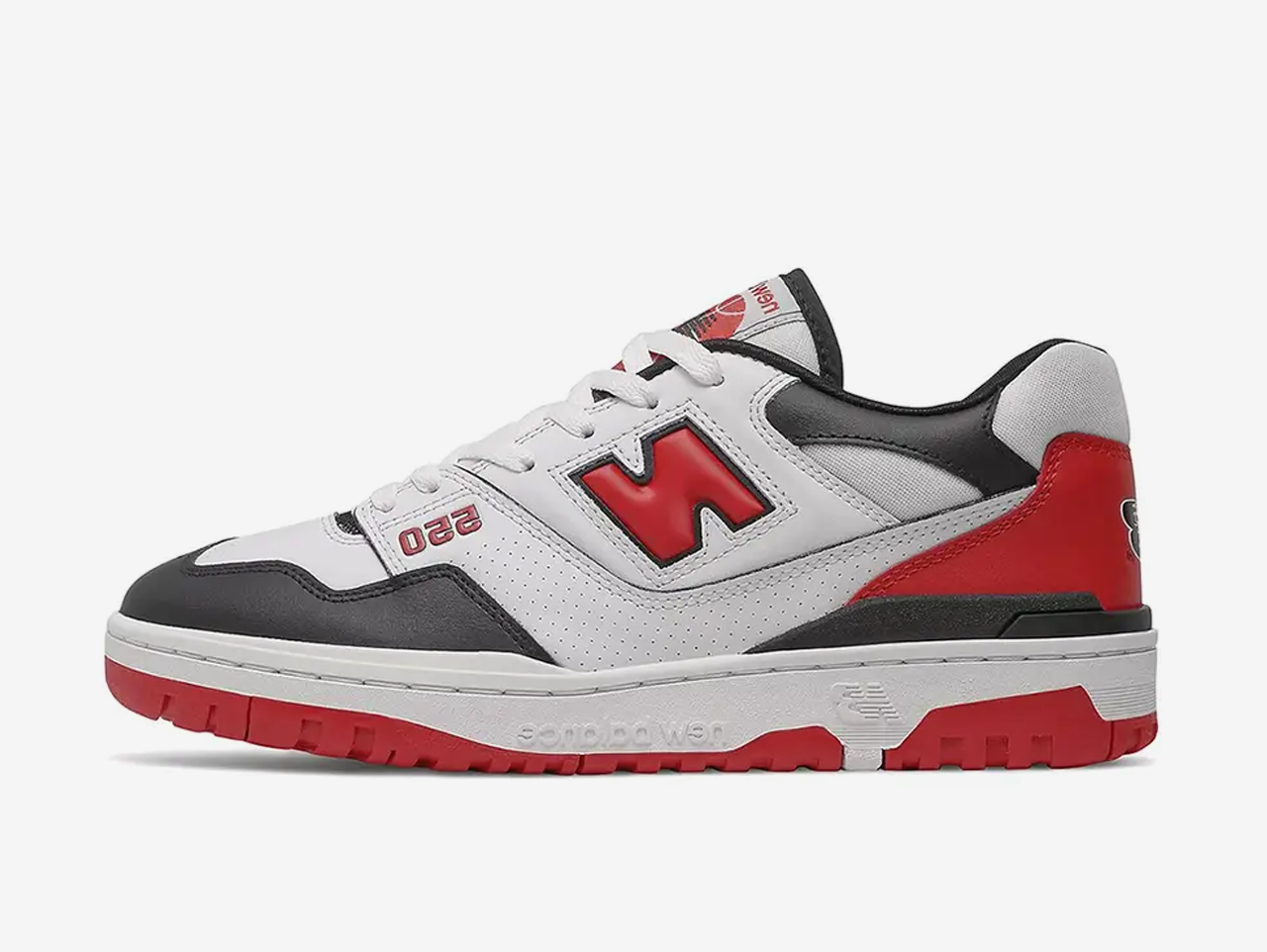 New Balance 550 White Red Black