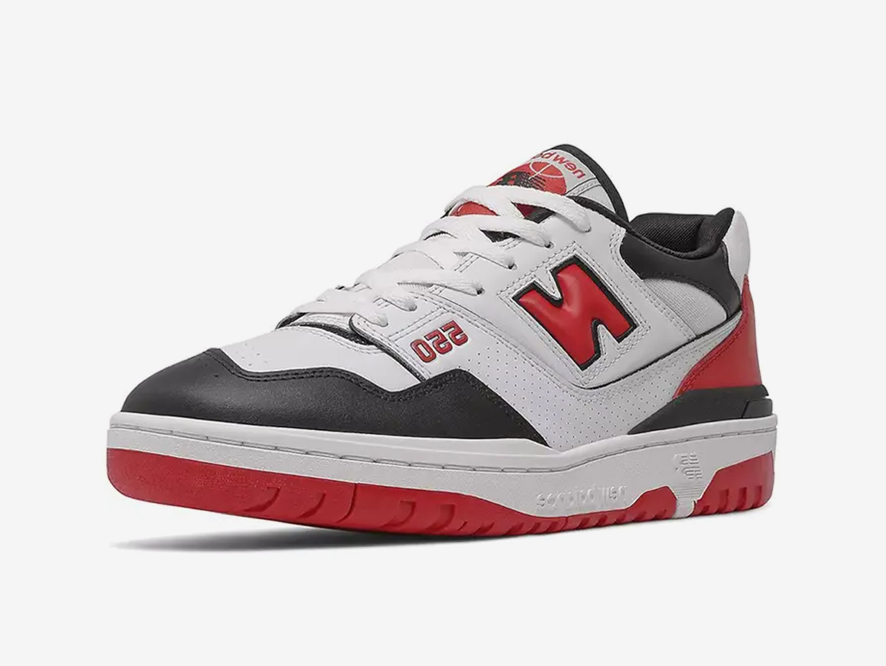 New Balance 550 White Red Black