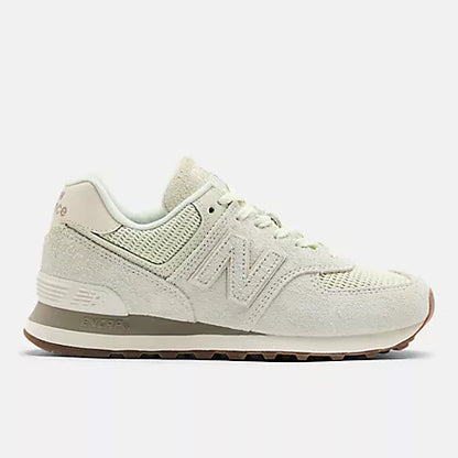 Women's New Balance 574 "Sea Salt Hairy Suede'