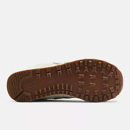 Women's New Balance 574 "Sea Salt Hairy Suede'